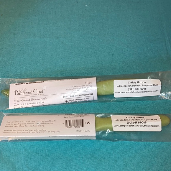 Pampered Chef Other - Pampered Chef Coated Tomato Knife #1064
